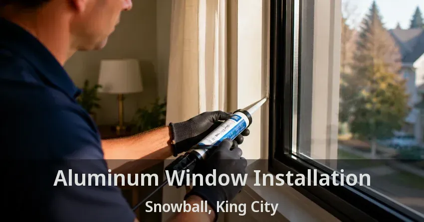 Aluminum Window Installation Snowball, King City - ON