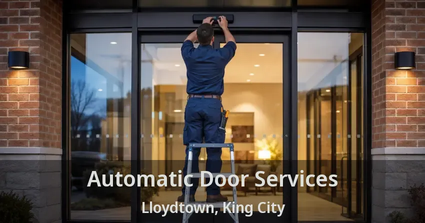 Automatic Door Services Lloydtown, King City - ON