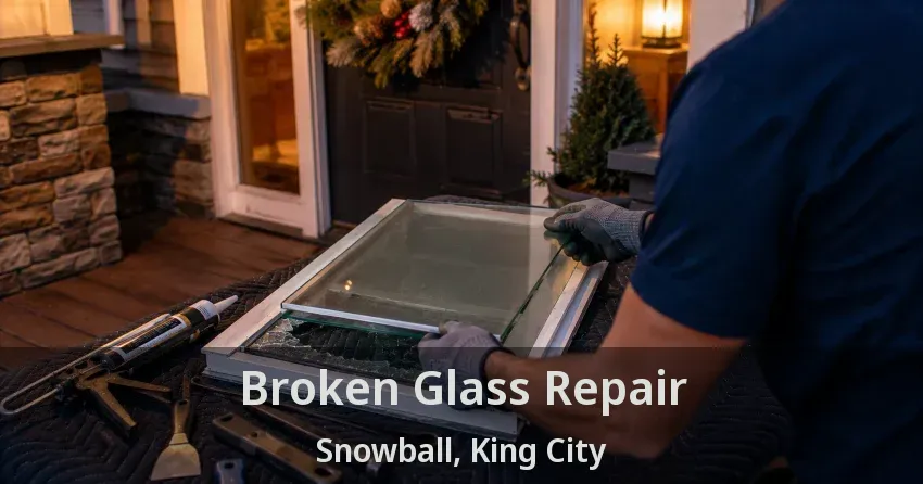 Broken Glass Repair Snowball, King City - ON