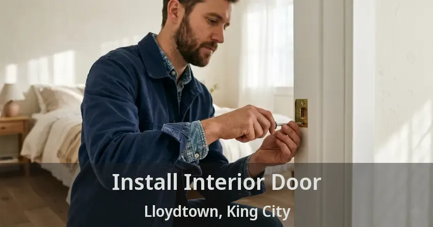 Install Interior Door Lloydtown, King City - ON