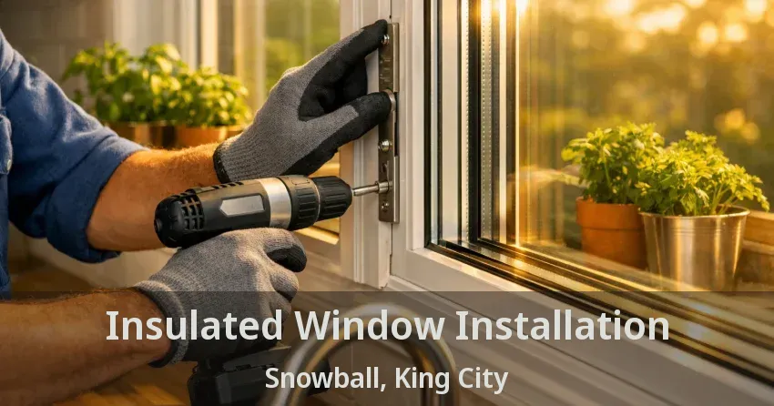 Insulated Window Installation Snowball, King City - ON
