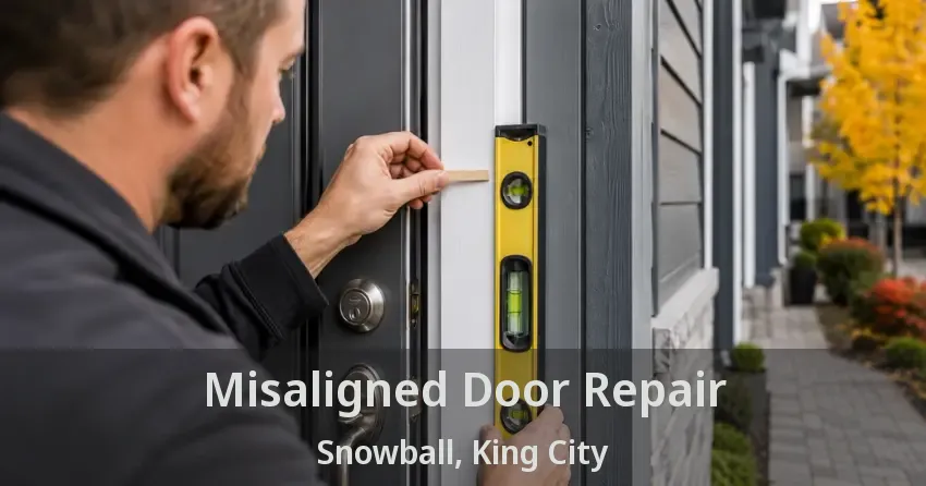 Misaligned Door Repair Snowball, King City - ON