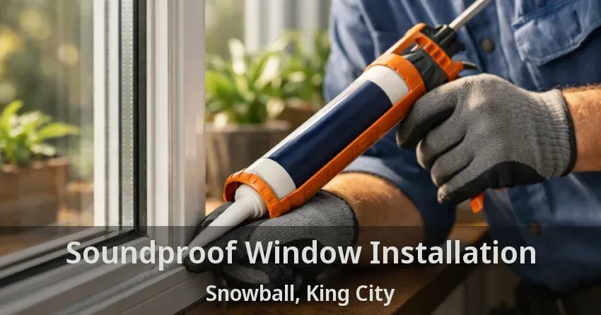 Soundproof Window Installation Snowball, King City - ON