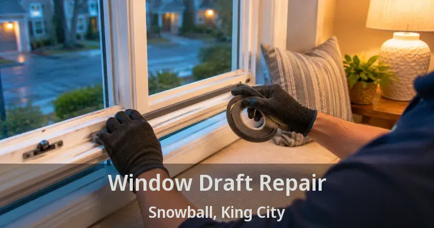 Window Draft Repair Snowball, King City - ON