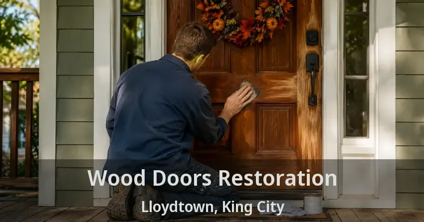 Wood Doors Restoration Lloydtown, King City - ON