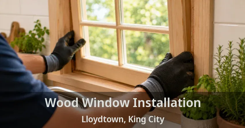 Wood Window Installation Lloydtown, King City - ON
