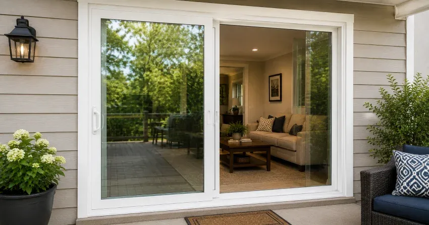 new patio door replacement installed in King, King City home