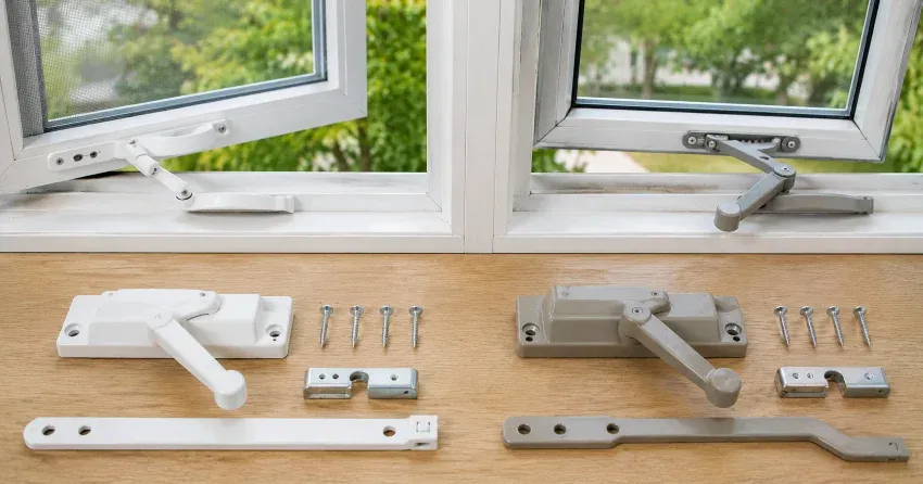 new casement window crank operator installed in King City home